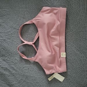 Aeropostale Sport Bra 2 piece (pink and black)